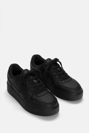 کفش اسنیکر سیاه مردانه پول اند بیر | 12211440 Pull & Bear