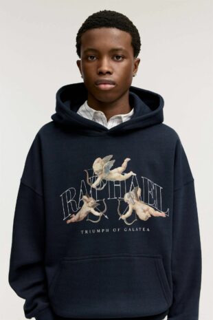 سویشرت سیاه آستین بلند مردانه پول اند بیر | 7590595 Pull & Bear