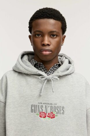 سویشرت خاکستری آستین بلند مردانه پول اند بیر | 3594907 Pull & Bear