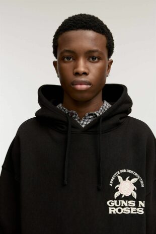 سویشرت سیاه آستین بلند مردانه پول اند بیر | 3594908 Pull & Bear