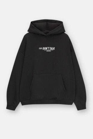 سویشرت سیاه آستین بلند مردانه پول اند بیر | 3594543 Pull & Bear