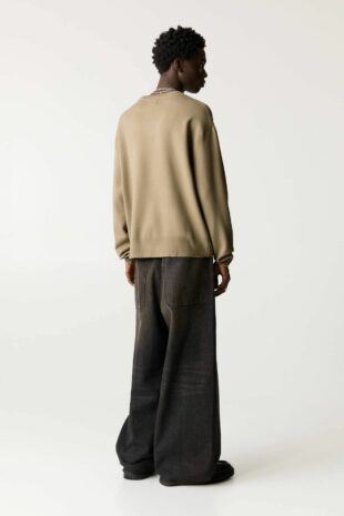 بافت لاجورد آستین بلند مردانه پول اند بیر | 7554510 Pull & Bear