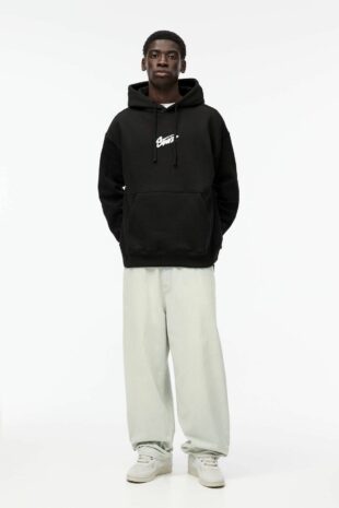 سویشرت سیاه آستین بلند زنانه پول اند بیر | 7590502 Pull & Bear