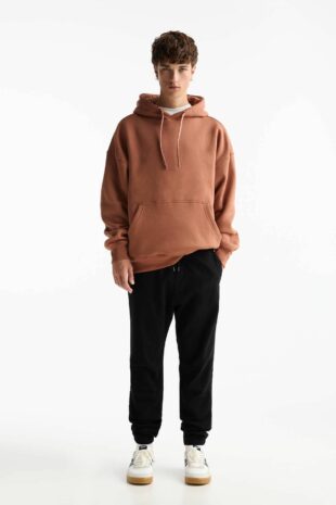 شلوار سیاه جاگر کمر کشی مردانه پول اند بیر | 7678513 Pull & Bear