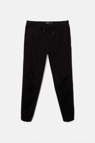 شلوار سیاه جاگر کمر کشی مردانه پول اند بیر | 7678513 Pull & Bear