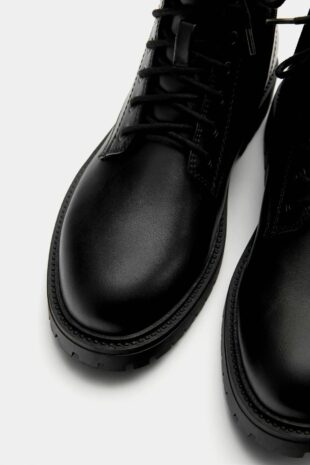 بوت سیاه مردانه پول اند بیر | 12022340 Pull & Bear