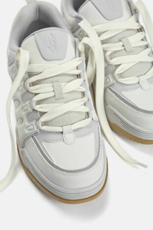 کفش اسنیکر خاکستری مردانه پول اند بیر | 12231440 Pull & Bear